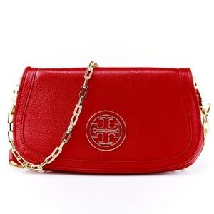 Tory Burch red Amanda crossbody bag